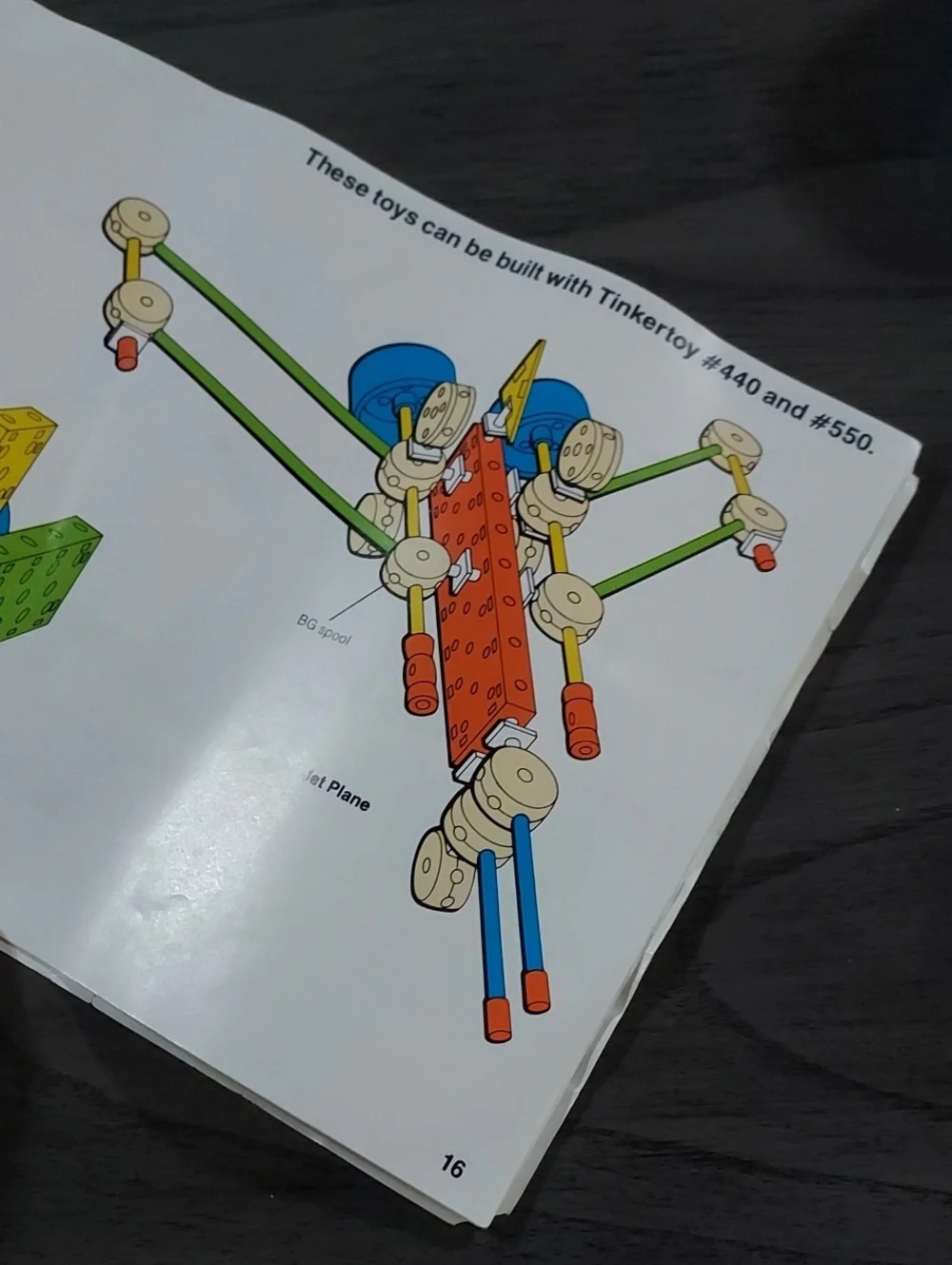 Vintage TINKERTOY BUILDING SET ~ #440 Tinker Toy